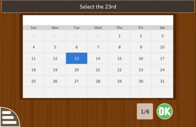 screenshot calendar